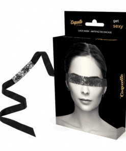 COQUETTE CHIC DESIRE - ANTIFAZ ENCAJE NEGRO CINTA