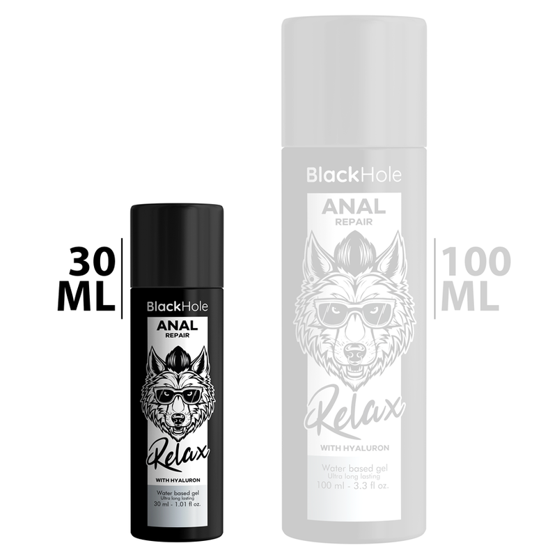 Alternative view of BLACK HOLE - ANAL REPAIR BASE AGUA RELAX CON HYALURON 30 ML