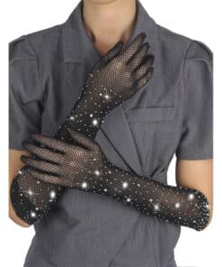 Alternative view of SUBBLIME - 957469 GUANTES TRANSPARENTES CON BRILLO NEGRO S/M