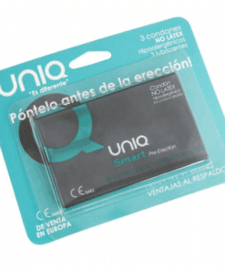 UNIQ - SMART PRESERVATIVOS PRE-ERECCIÓN SIN LATEX 3 UNIDADES